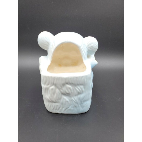 Nancy Pew Giftswears Co. Planter Vintage Anthropomorphic Bear Flower Pot - Picture 3 of 9